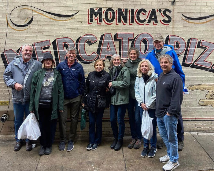 Group experiencing the North End Boston Food Tour