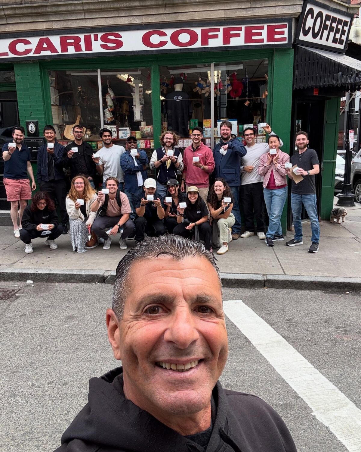 Bobby Agrippino hosting a private corporate tour